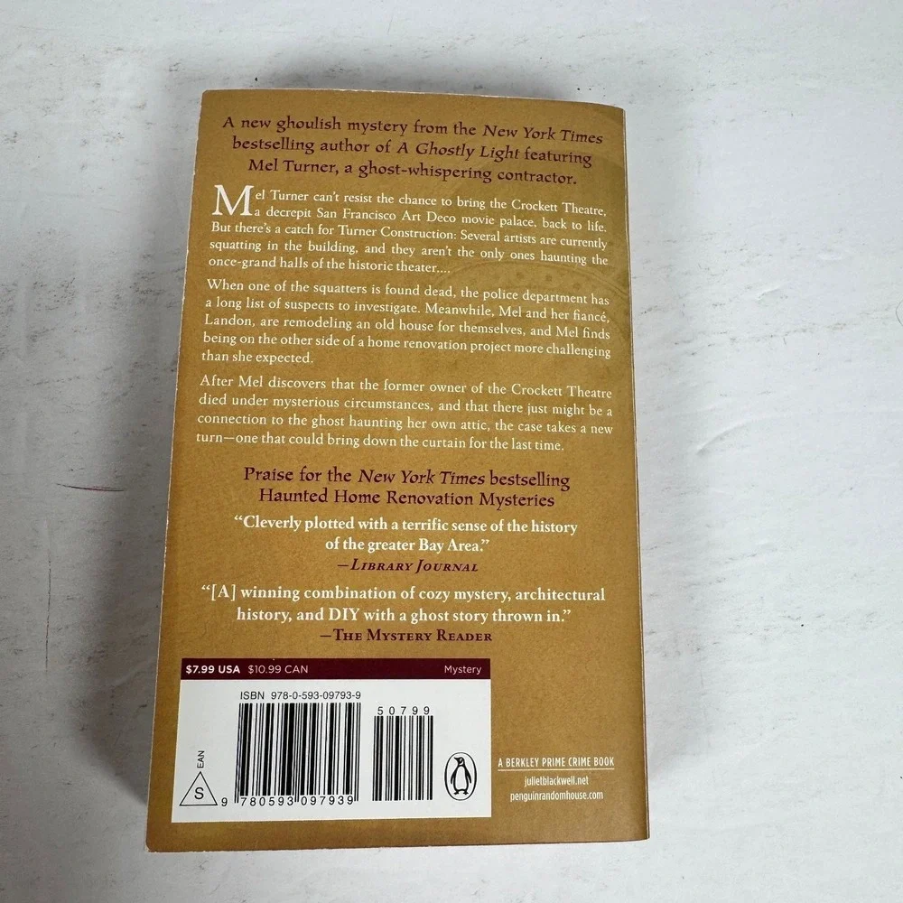 The Last Curtain‎ Call Juliet Blackwell 2020 1st Ed Haunted Home Mystery Berkley